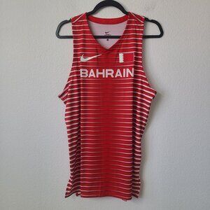 NEW Nike Pro Elite Bahrain Olympic Track & Field Singlet Tank CK3027-657 Size M